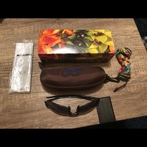 Maui Jim BREAKWALL Polarized Rimless Sunglasses